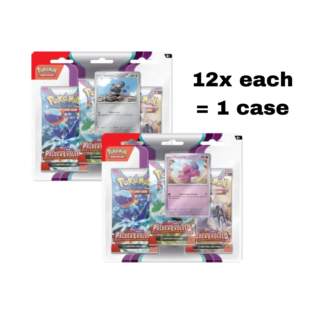 Paldea Evolved - 3-Pack Blister SV02 Case (Pokemon)