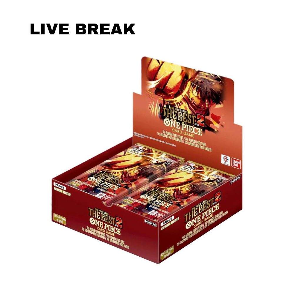 LIVE BREAK - PRB-02: One Piece Card The Best vol. 2 - Premium Booster Box- LIMIT 2 [English] (One Piece TCG)