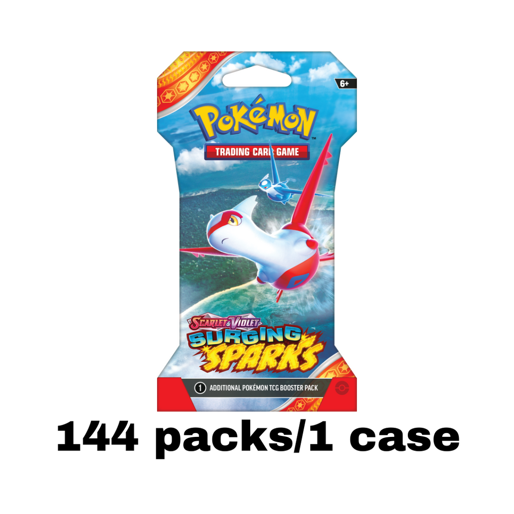 Surging Sparks - Sleeved Booster Pack SV08 Case (Pokemon)